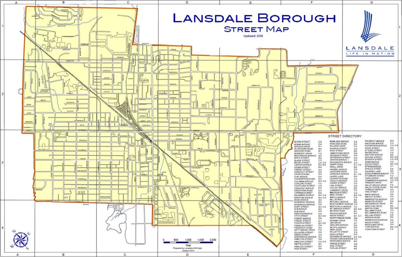Borough Maps Lansdale Borough, PA Official site