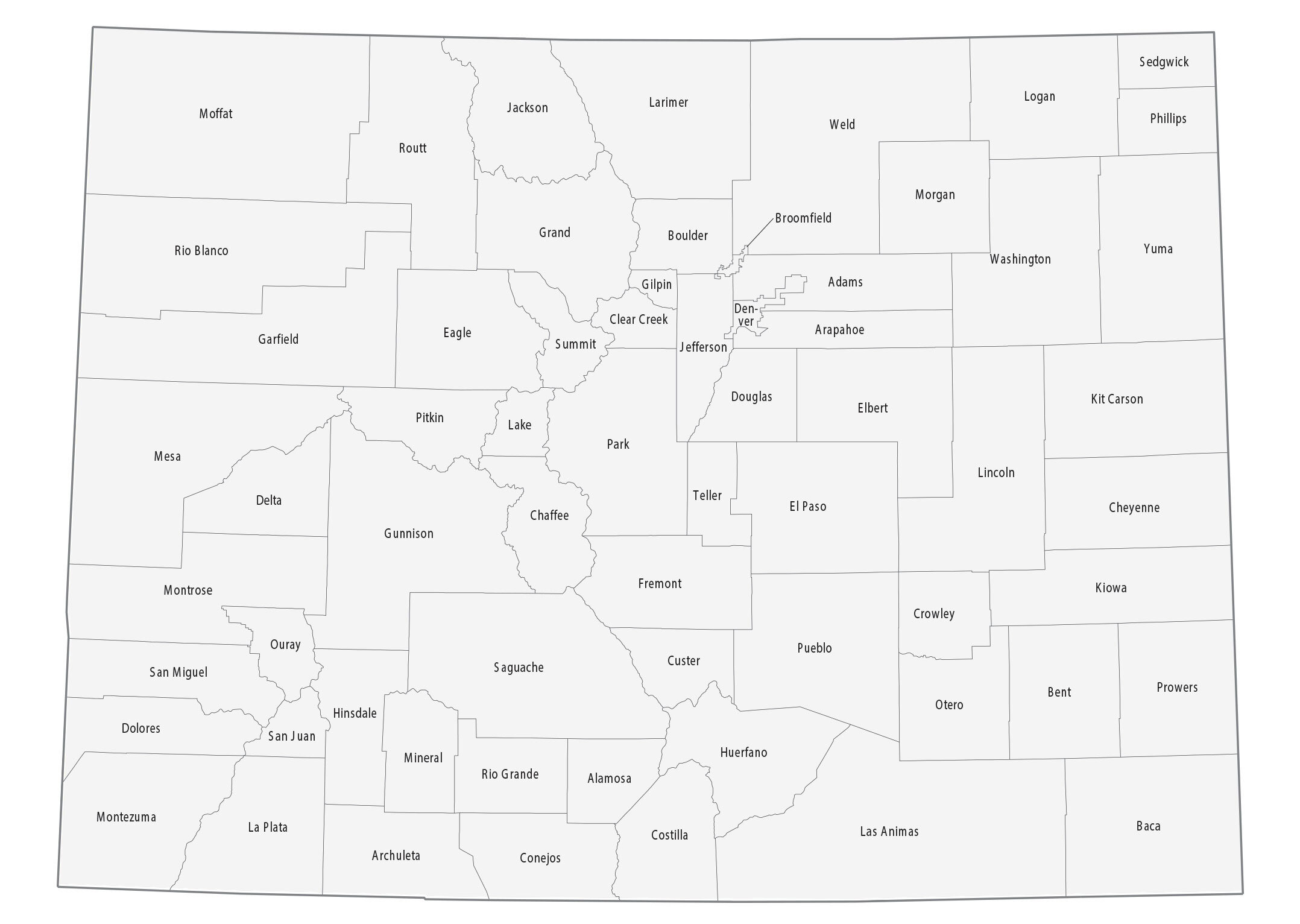 Rio Blanco County Gis Colorado County Map - Gis Geography