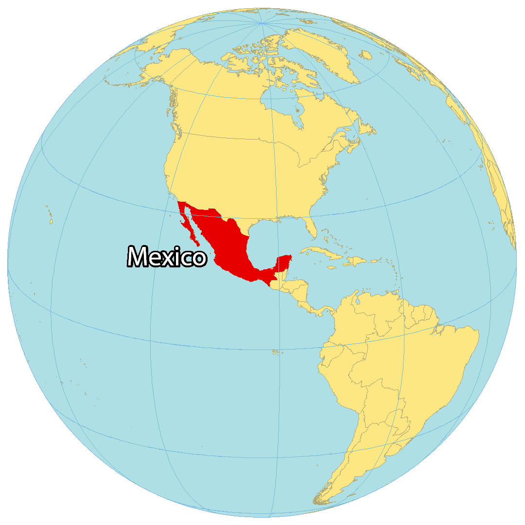 Map of Mexico GIS Geography