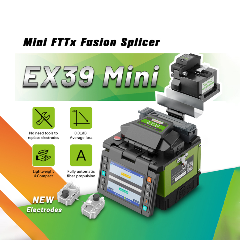 Fiber optic fusion splicer machine EX39