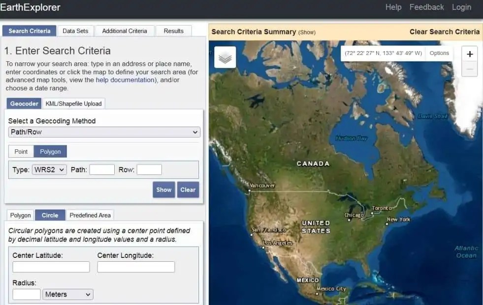 USGS Earth Explorer Tutorial Data Download Free GISRSStudy