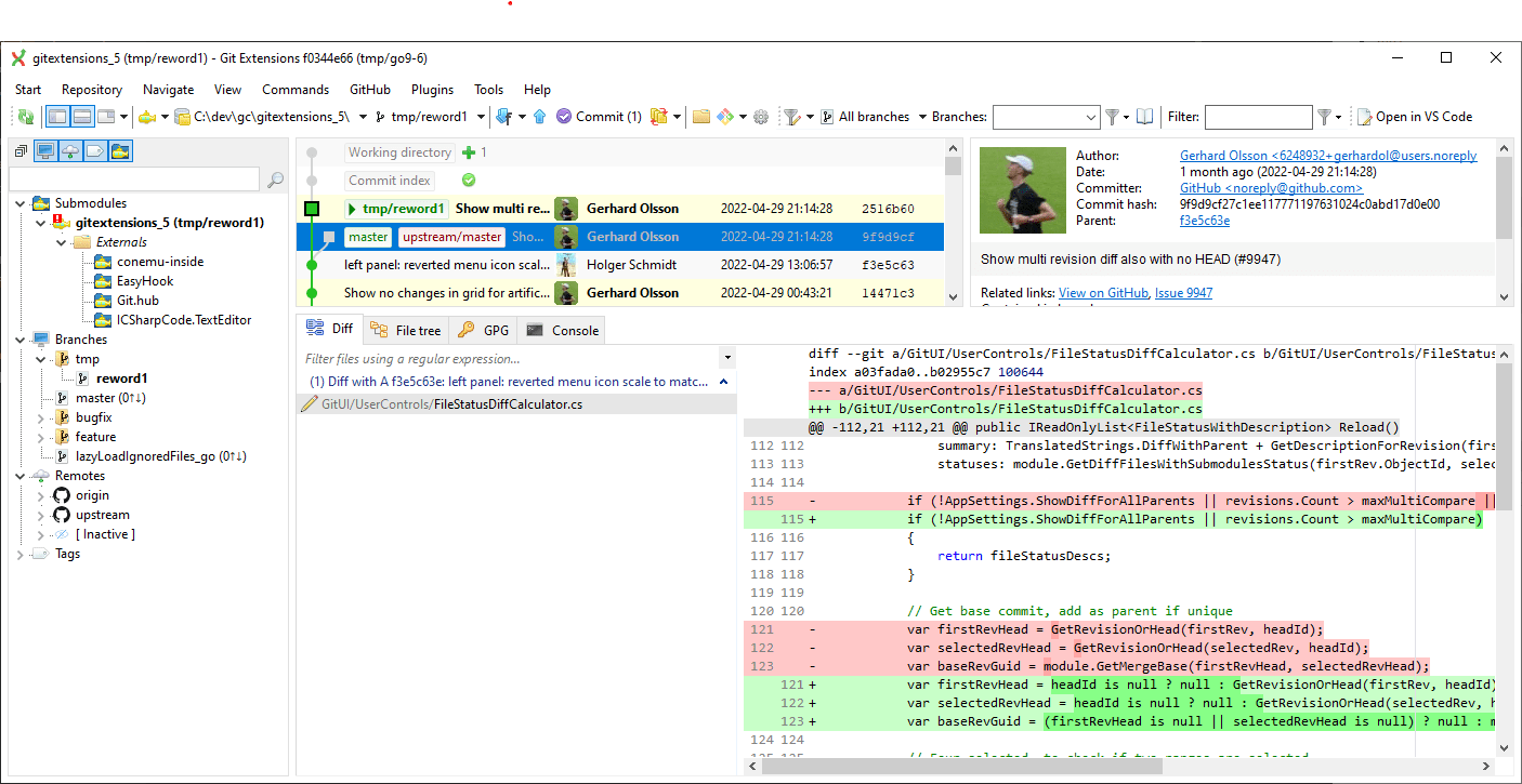 Browse Repository — GitExtensions 4.2 documentation