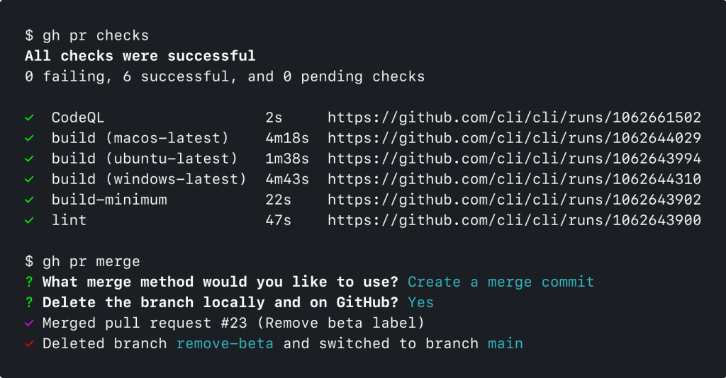 GitHub CLI 1.0 is now available The GitHub Blog
