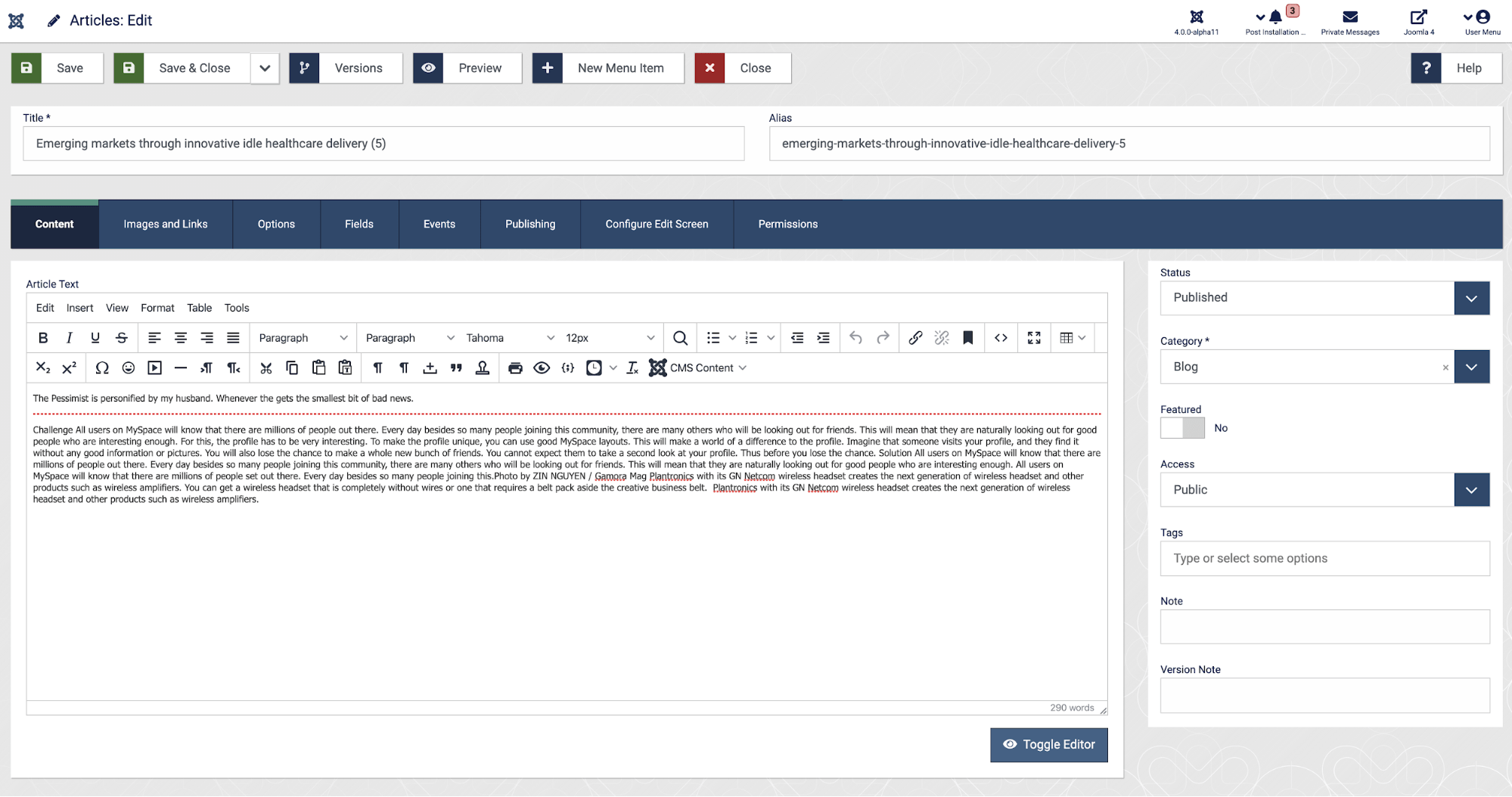 How we introduced design thinking in Joomla 4 Admin Template joomla