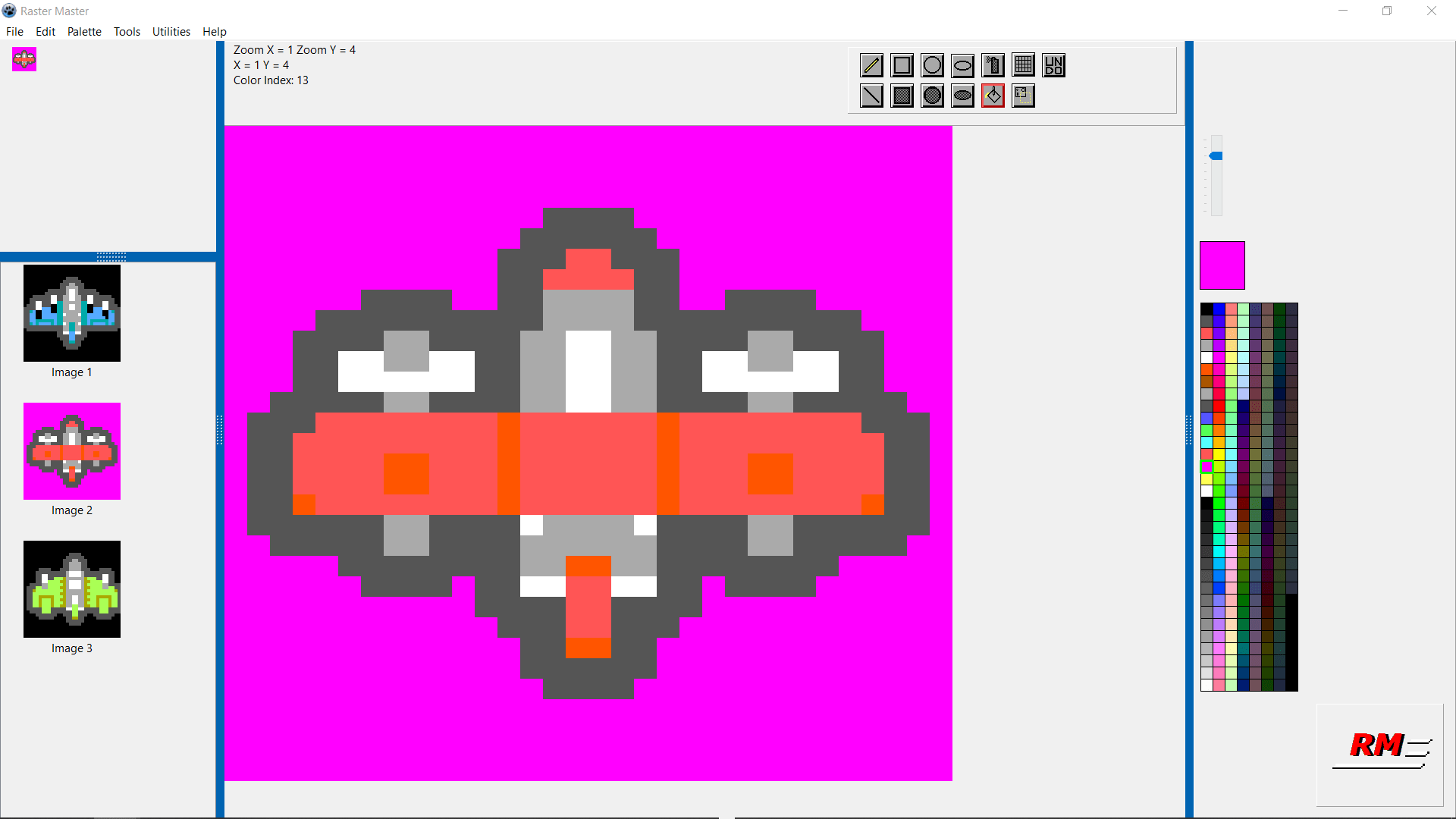 GitHub RetroNick2020/rastermaster Raster Master Sprite/Icon/Map