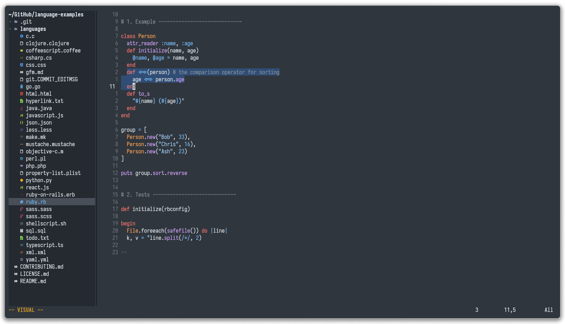 projekt0n/githubnvimtheme GitHub's Neovim themes