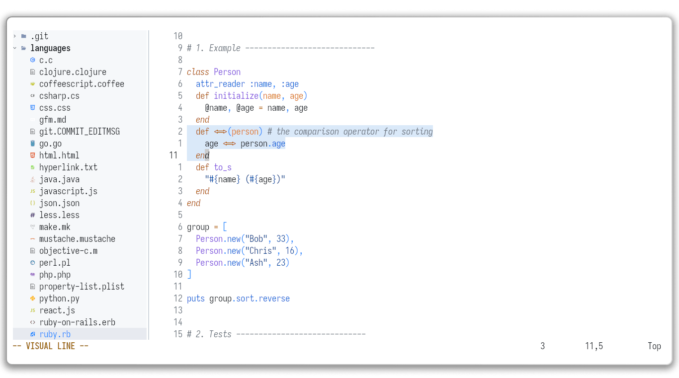 projekt0n/githubnvimtheme Github's Neovim themes