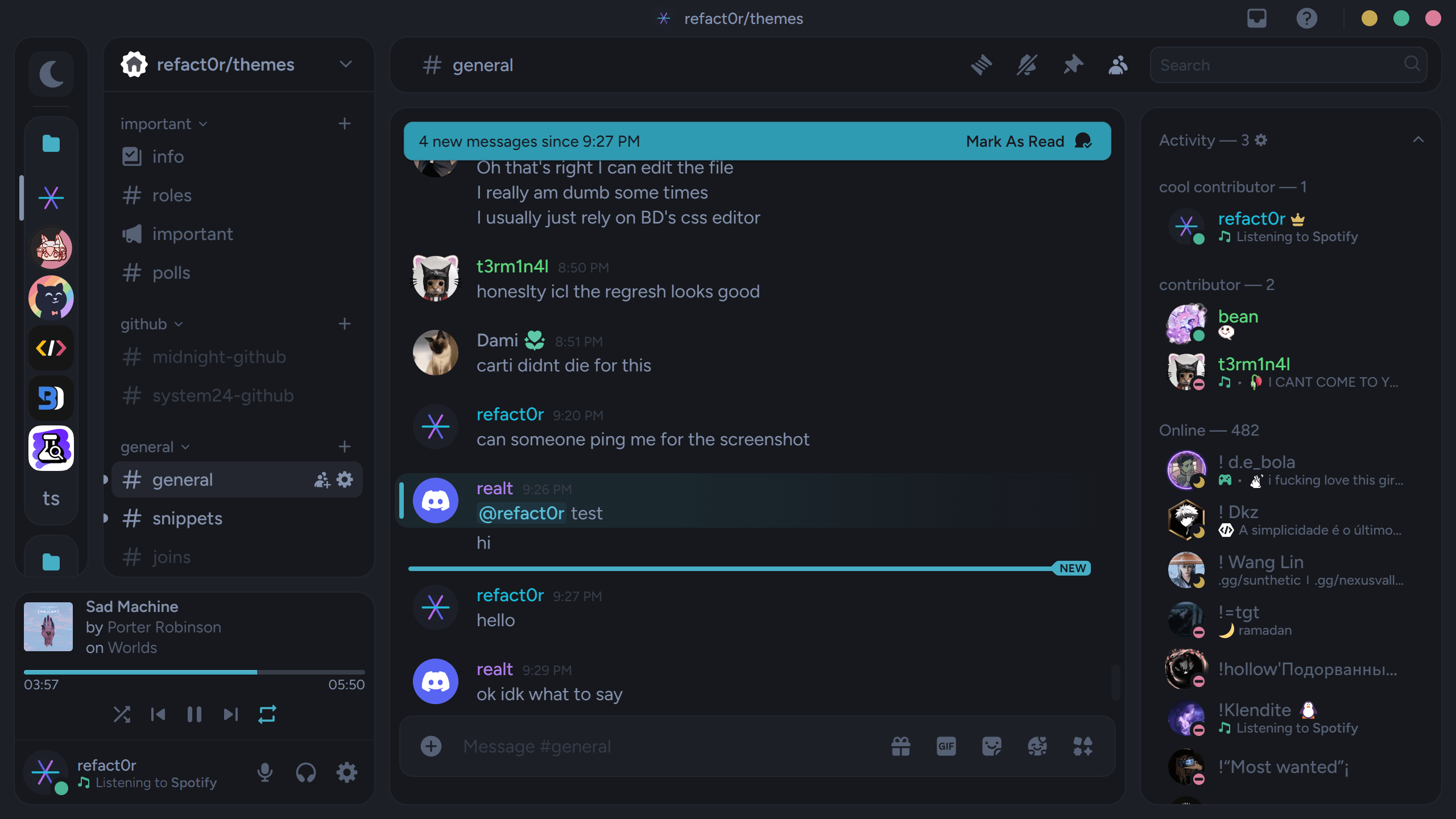 midnightdiscord a dark, customizable discord theme.(08)