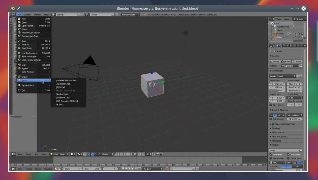 как рисовать в блендере 3д