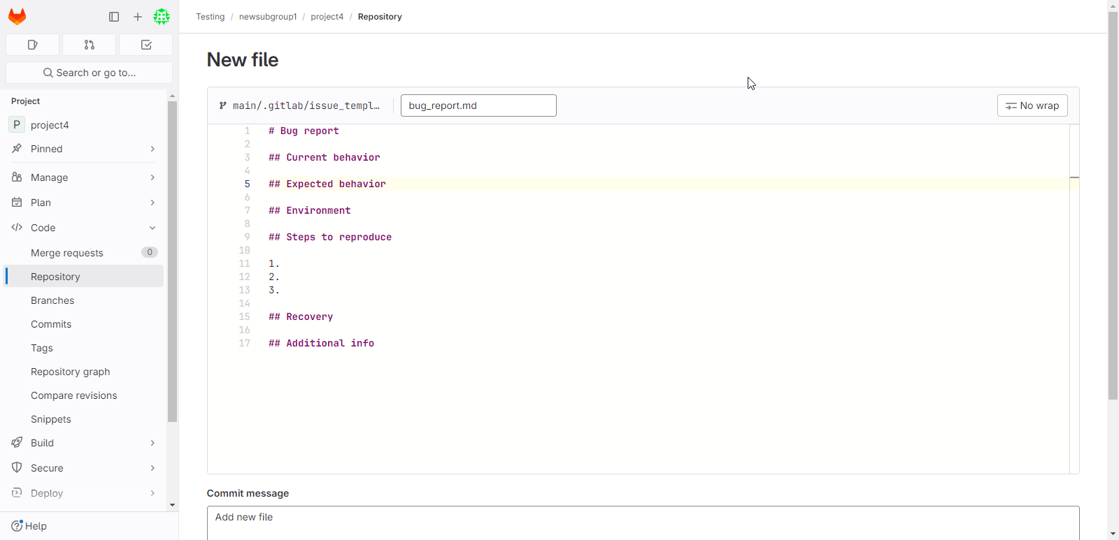 StepbyStep Guide to Creating Issue Templates in GitLab Blog GitProtect.io
