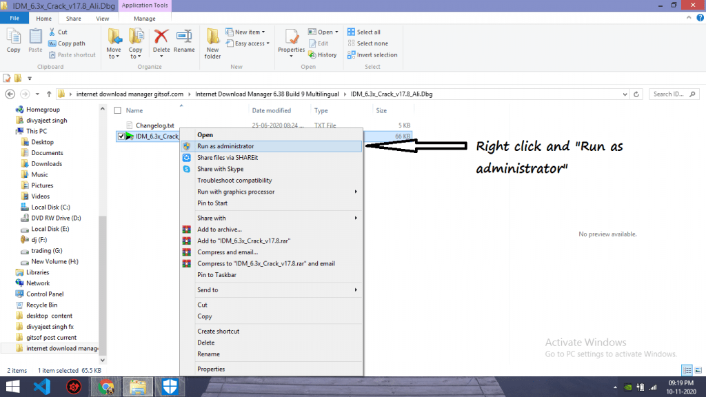 download manager (idm) with password gitsof