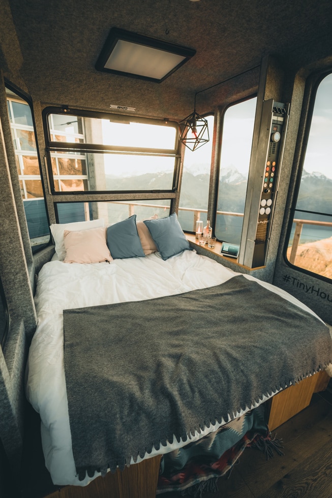 Tiny House Gondel Piz Nair Millions Stars Hotel Schweiz