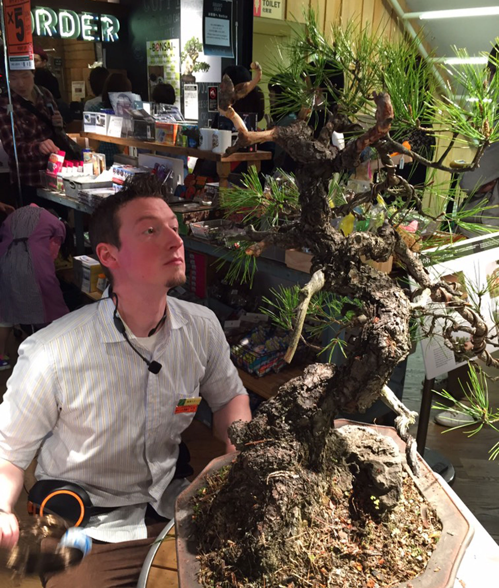 Adam M. Jones, an American bonsai apprentice in Japan Giulio Veronese