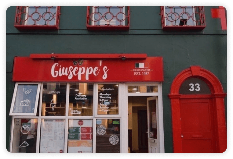 Giuseppes Pizza Made from scratch. Every time. For every order.