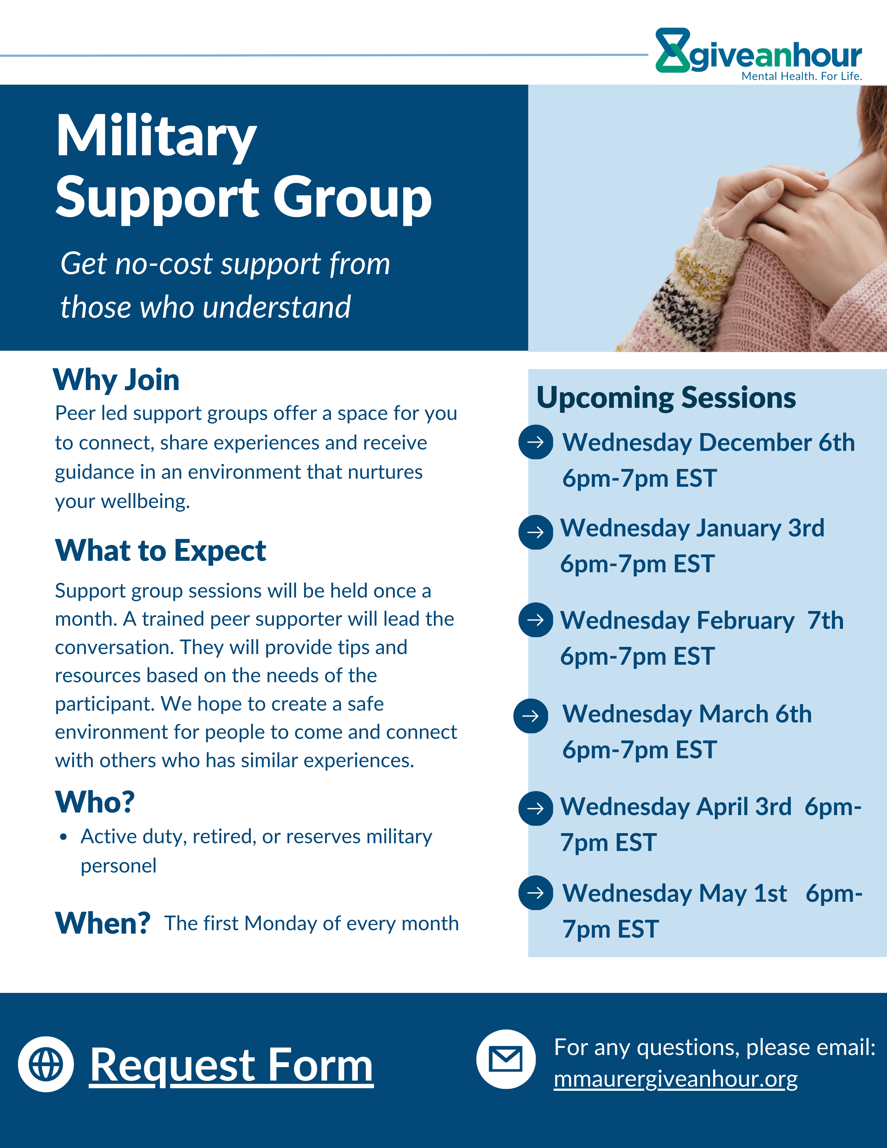 Military Peer Support Group Give an Hour