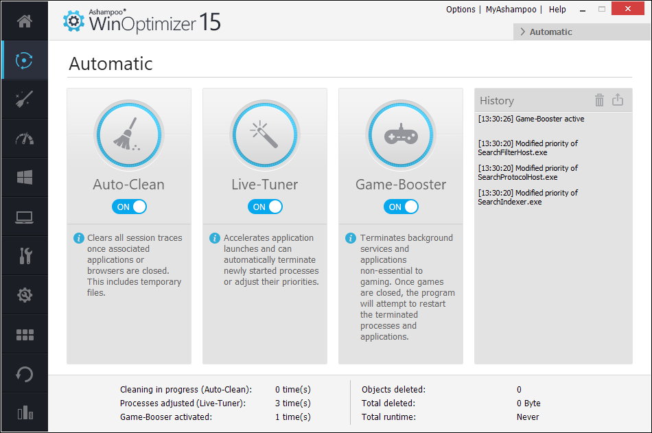 Ashampoo WinOptimizer 15 Makes your PC faster, cleaner and more secure!