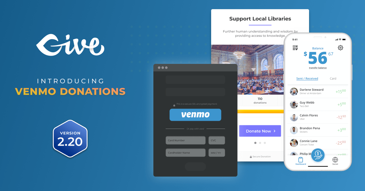 Venmo Donations Introduced in GiveWP 2.20 GiveWP
