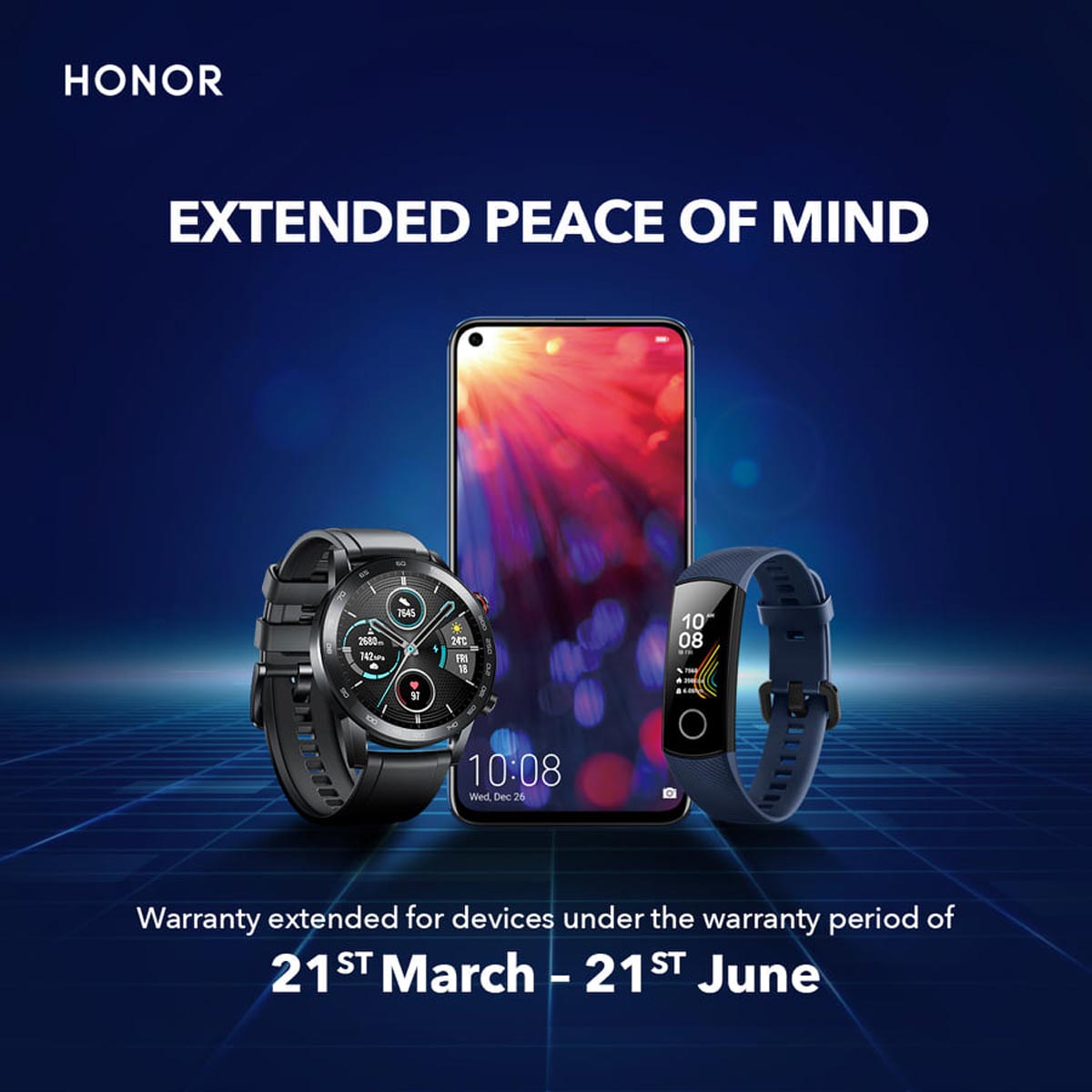 Honor Extends Warranty Period of its Products till 30th June GizArena
