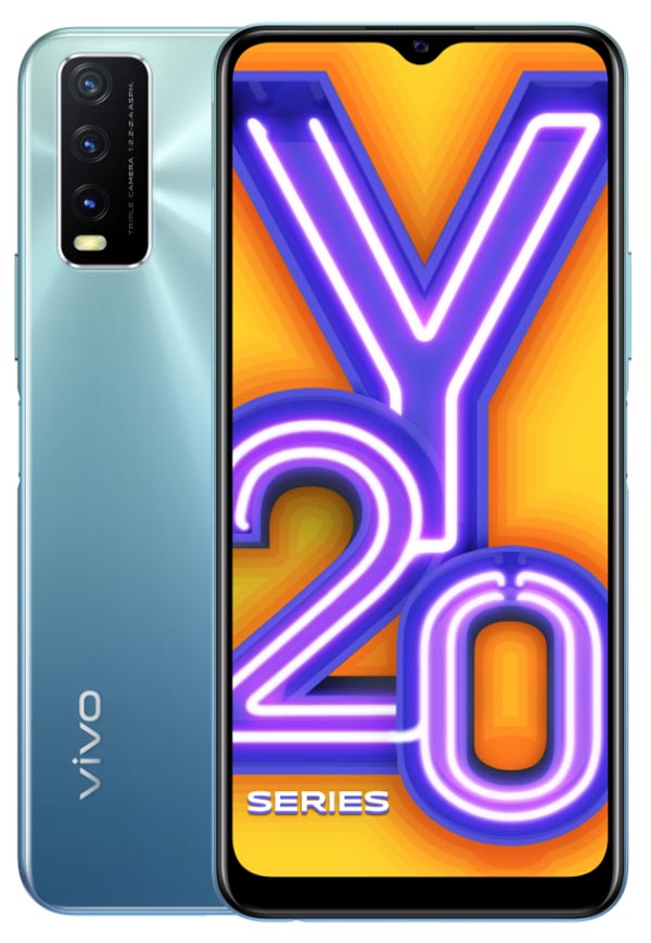 Vivo Y20 and Y20i Launched in India. (Update 6/64GB Purist Blue Color