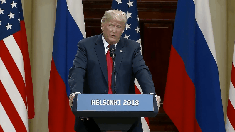 Deepfake video of President Donald Trump as Vladimir Putin, something that would presumably be recognized as satire