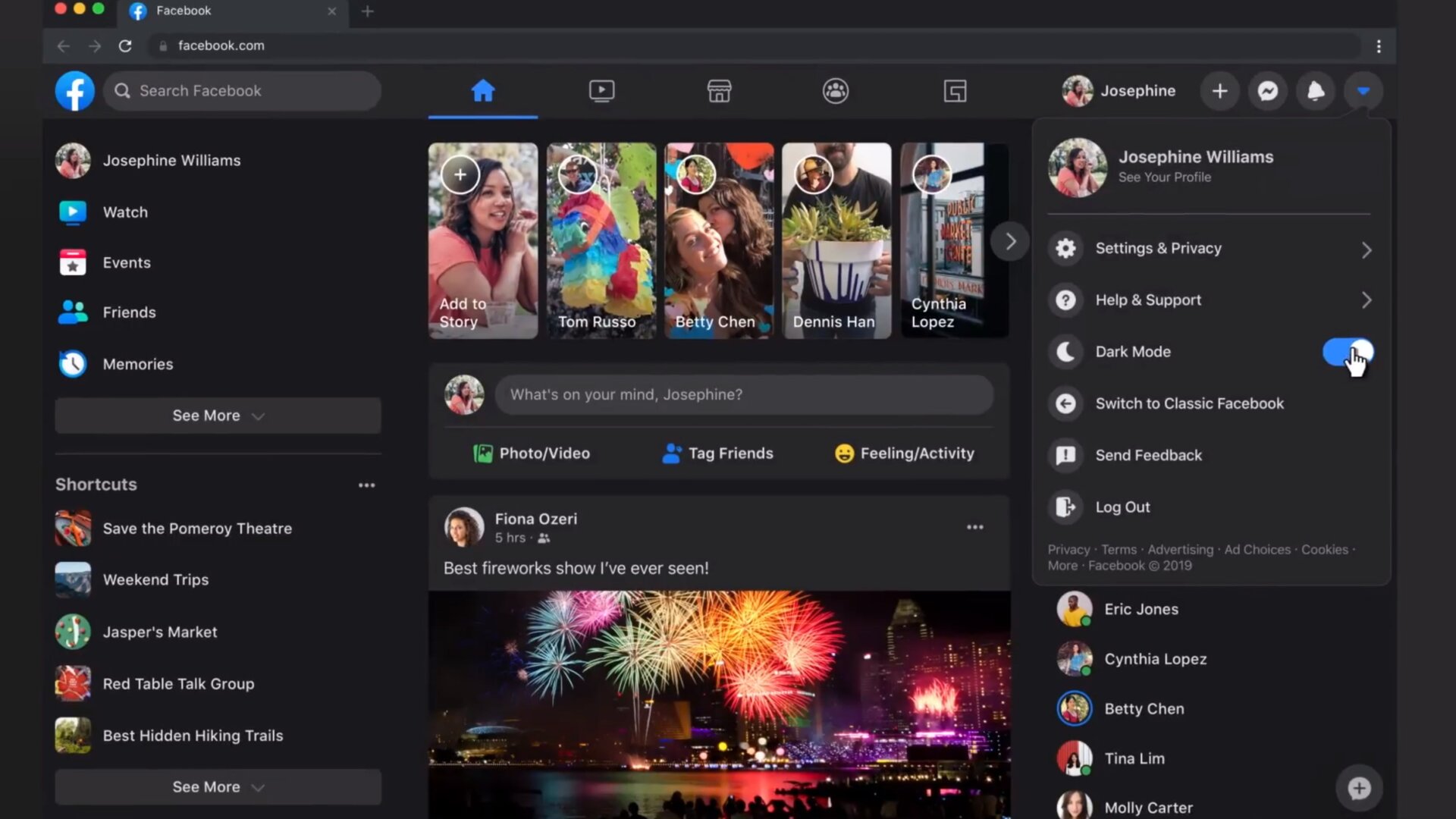 Screenshot: Facebook