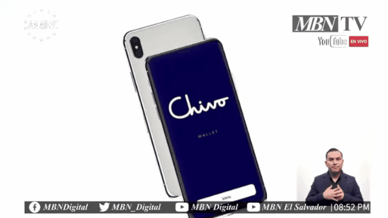 Promotional animations of El Salvador’s new bitcoin wallet, Chivo, shown at a presentation by the country’s president Nayib Bukele on June 24, 2021.