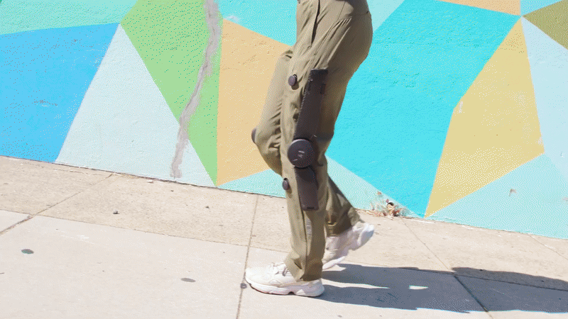 The MO/GO pants should make any incline easier with some rather overt exoskeletal bars attached to both legs.