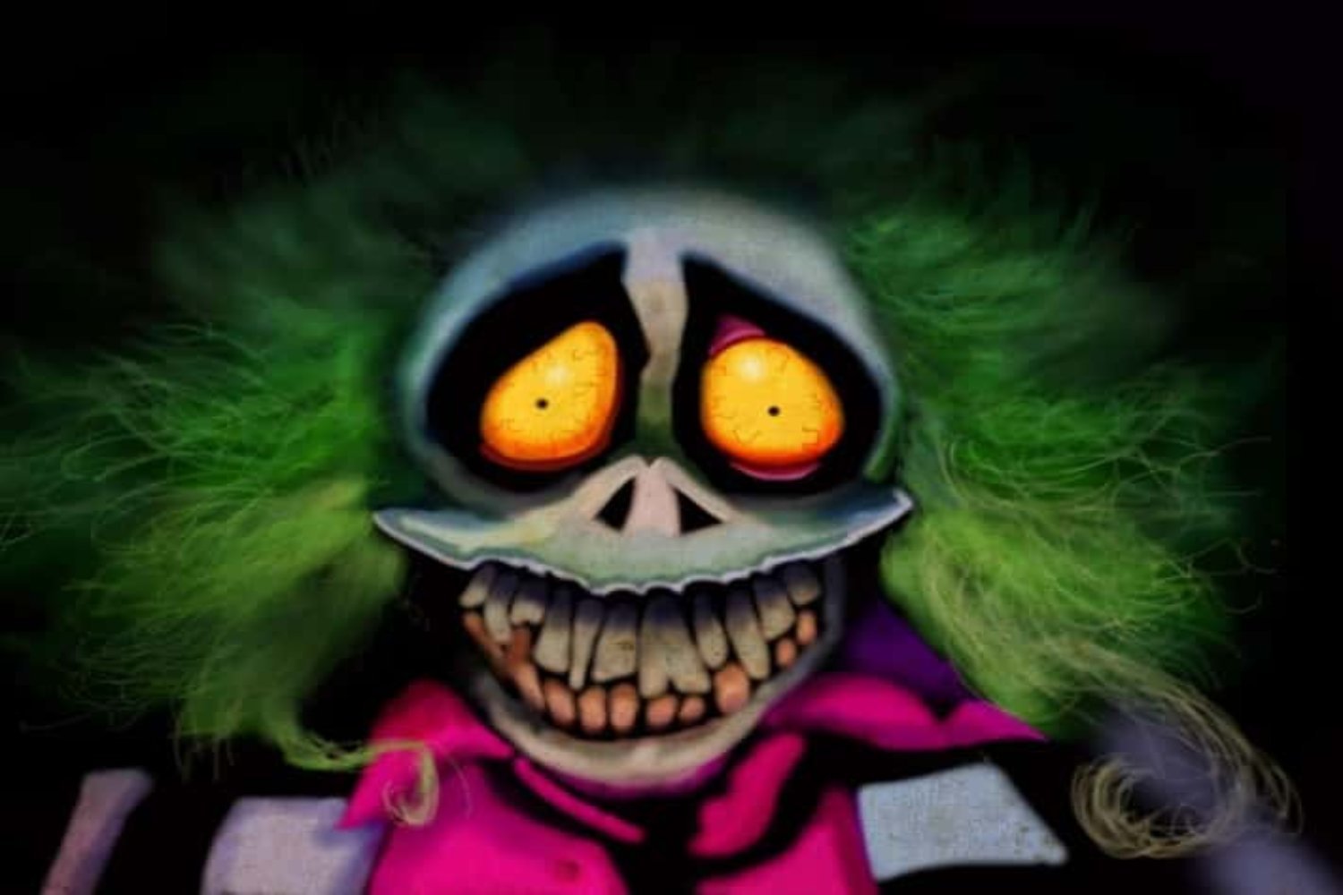 Beetlejuice awakens in the opening title sequence to his animated series