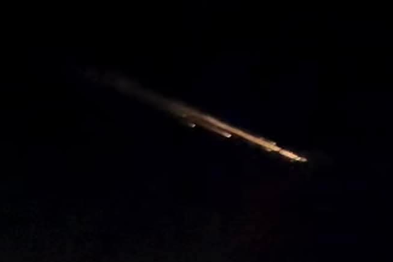 The American Meteor Society received more than 150 reports of fireballs in the night sky.