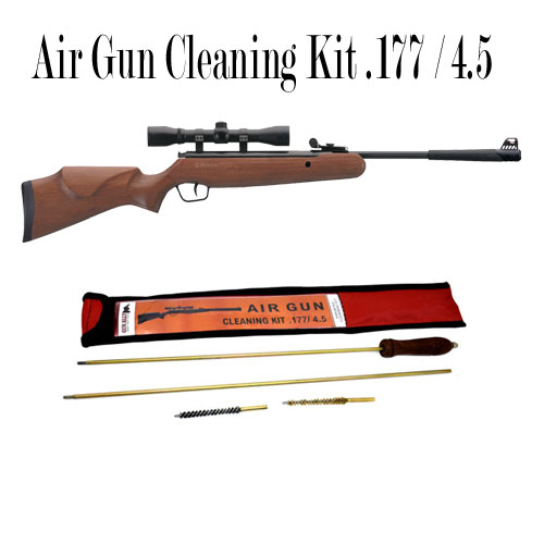 GunAlly Airgun Rifle Cleaning Kit .177/4.5 Gun Cleaning Kit Rod Gizmoway