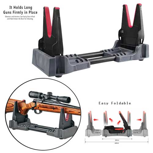 Gun Cleaning Stand for Rifle Shotgun Airgun Compact Gun Maintenance