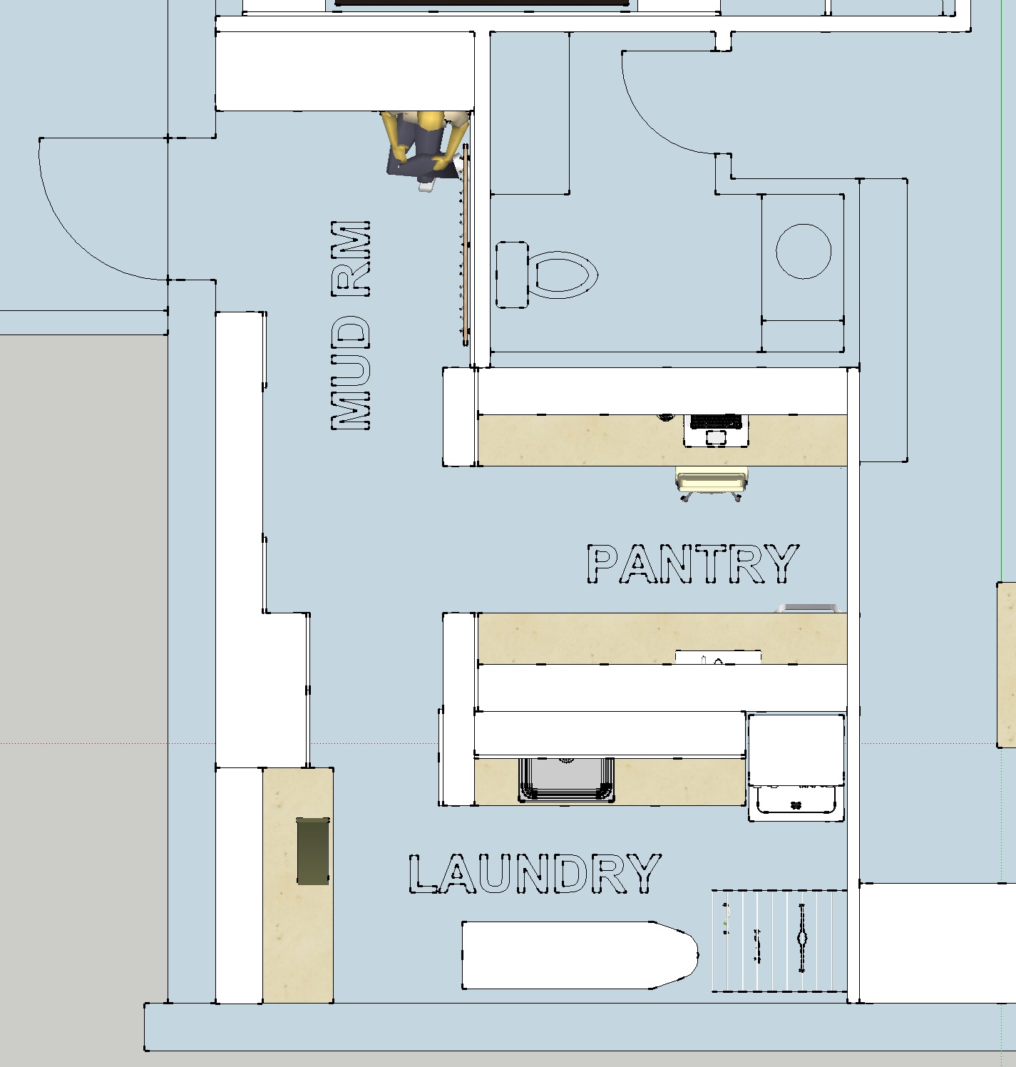 Parankewich Manor Walkout Level Generation Suite Laundry & Mud
