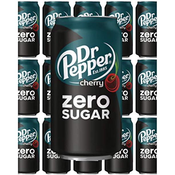 Zero Cherry Dr Pepper 24 Pk 12 Oz GJ Curbside