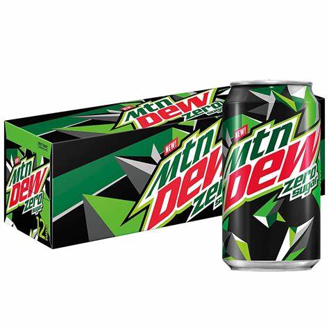 Mountain Dew Zero Sugar Soda 12 Pk 12 Oz - GJ Curbside