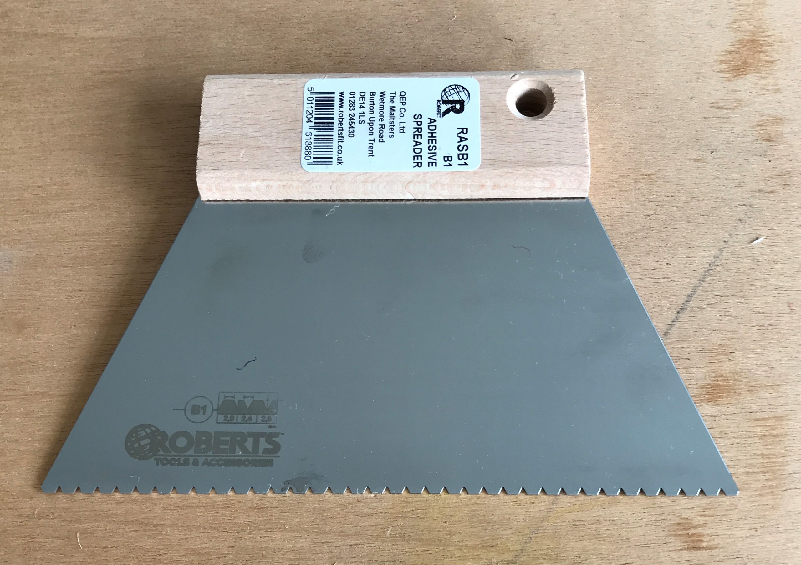 Roberts Adhesive Spreader GJ Flooring Supplies