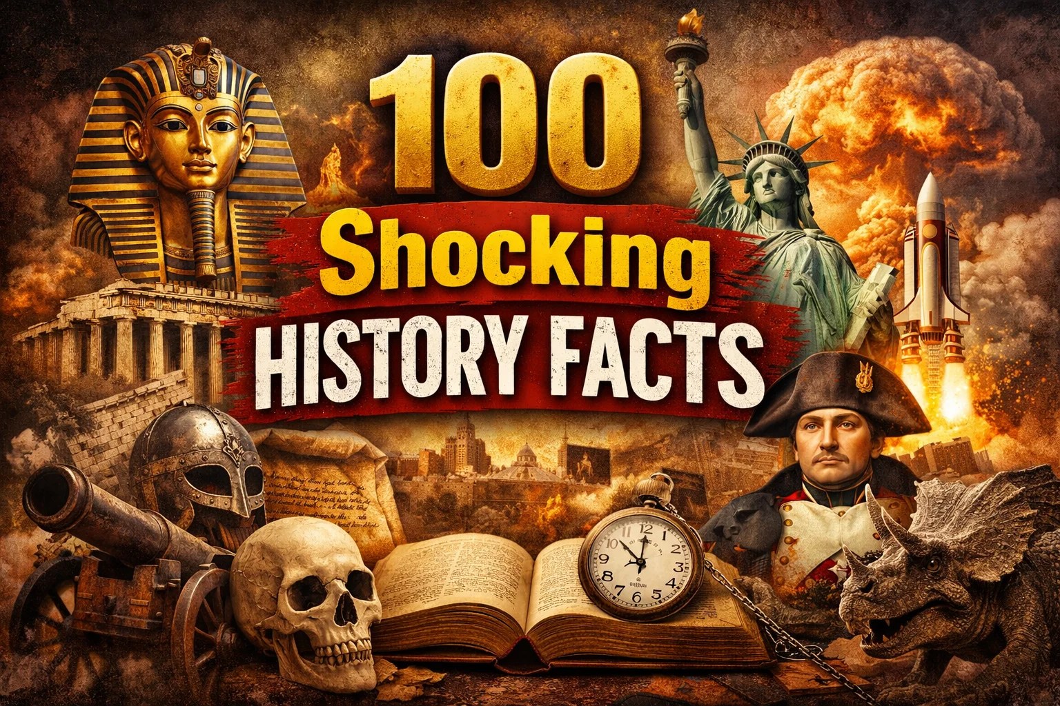 100 Shocking History Facts That Will Surprise You