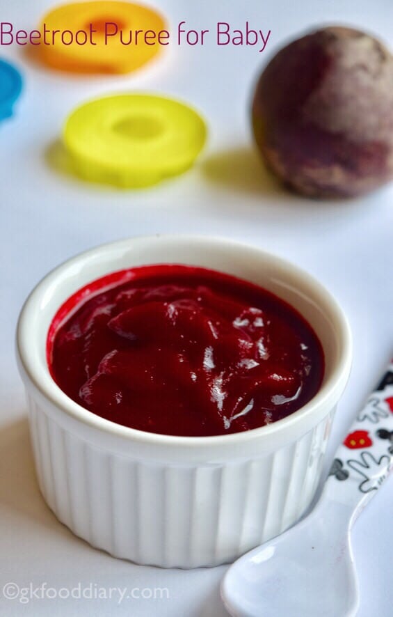 Beetroot Puree for Baby
