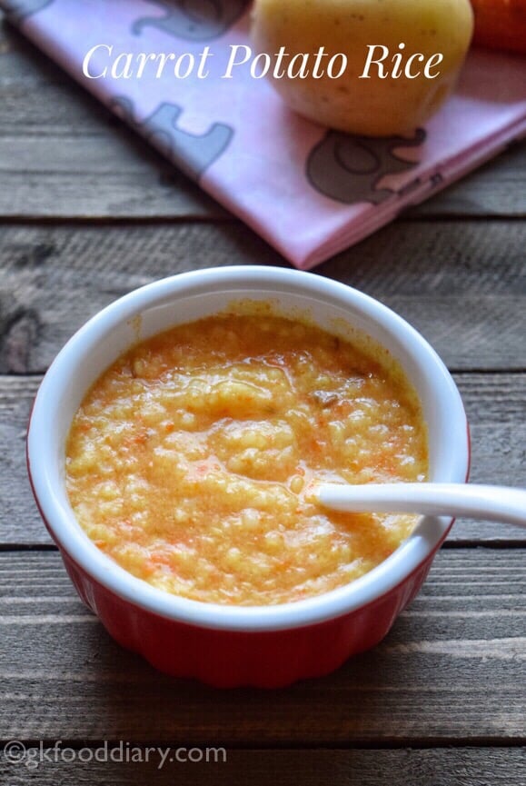 Carrot Potato Rice for babies & Toddlers