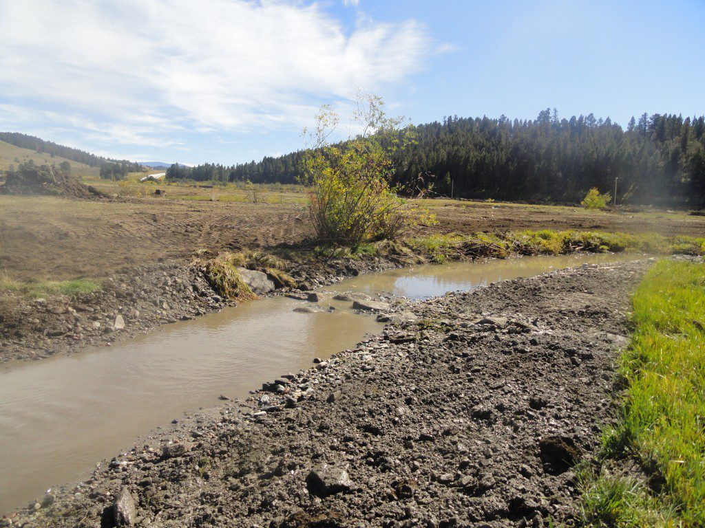 Stream Restoration Glacier Excavating