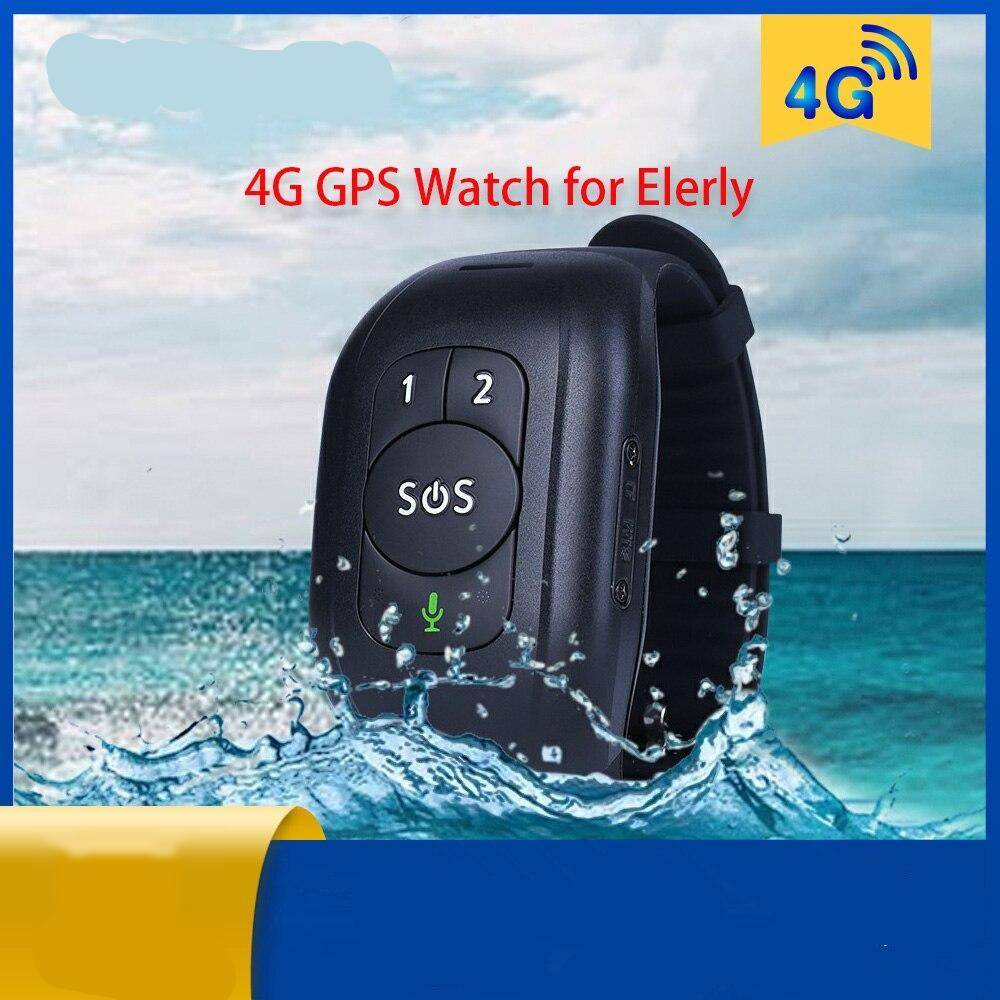 4G Smart GPS Bracelet for Elderly with Health Monitoring and SOS V48