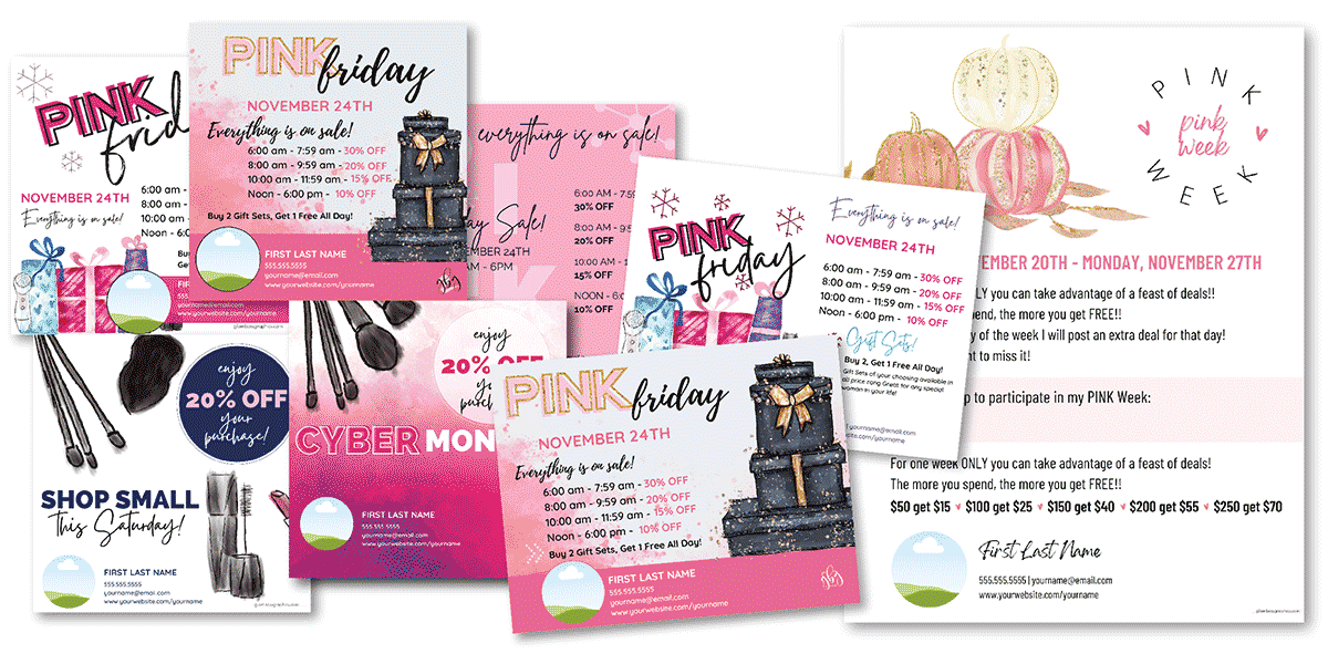 Pink Week Tools Glam Boss Graphics