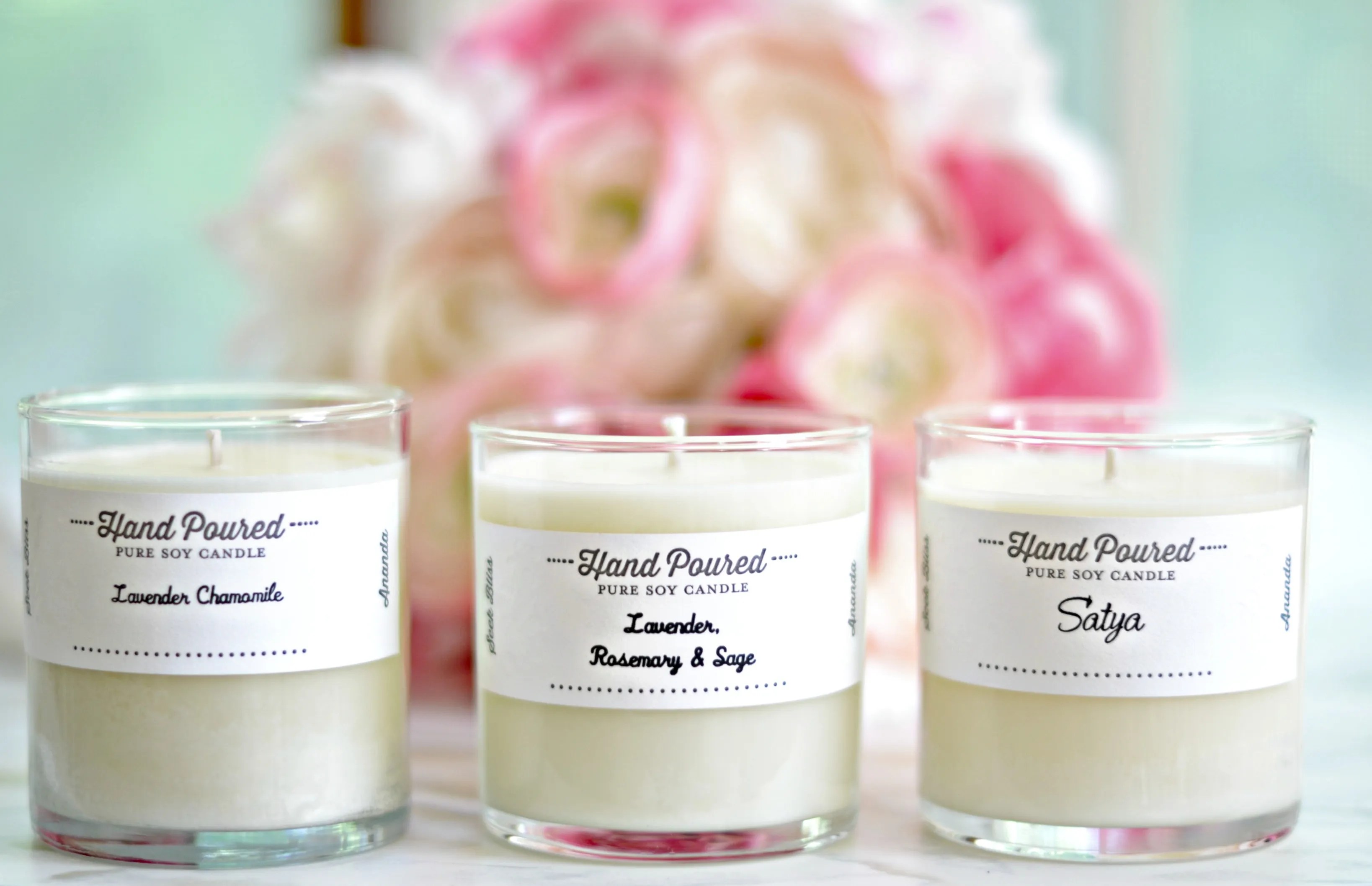 Eco friendly, Vegan, American made, PETA approved Stylish Candles
