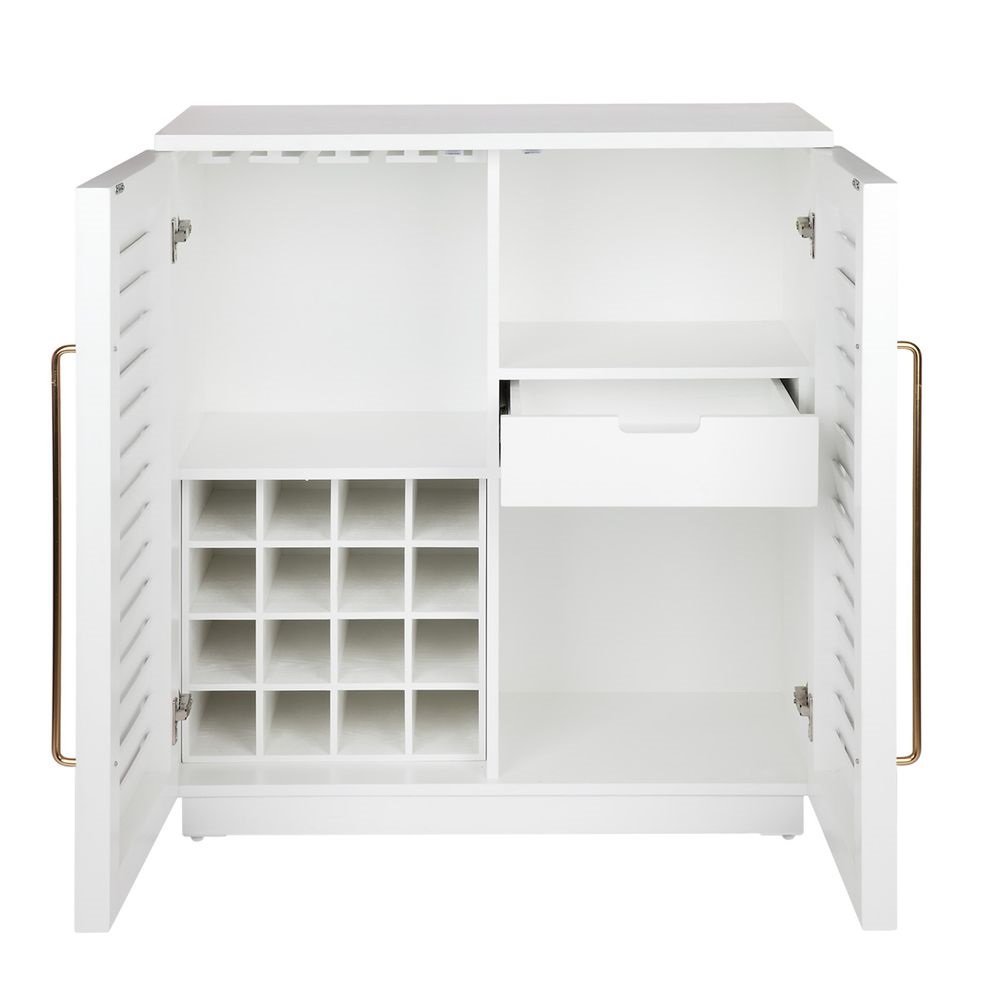 Loft Oak Bar White Glam Luxe