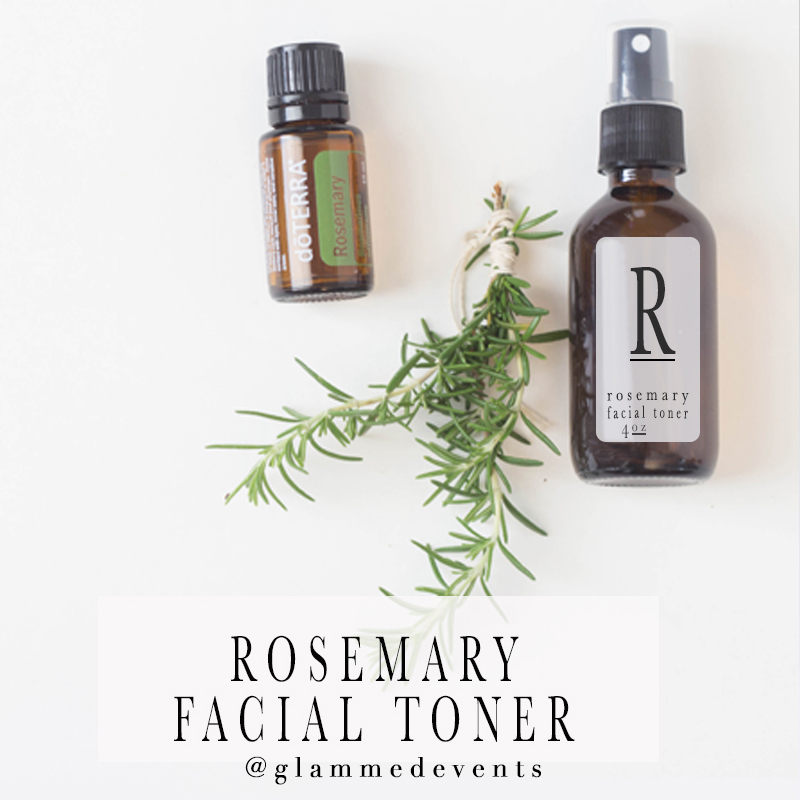 Homemade Rosemary Facial Toner » Glammed Events