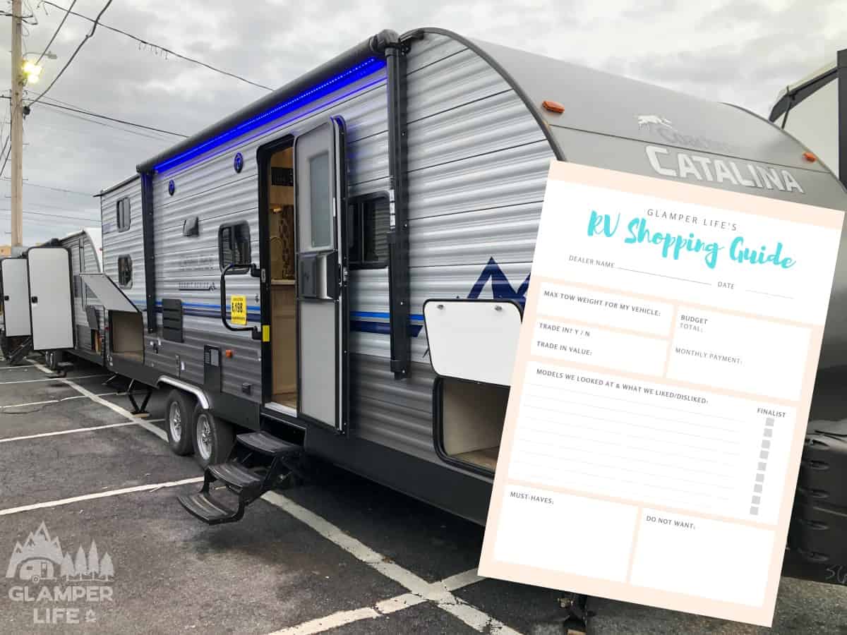 Printable RV Buying Guide Worksheet Glamper Life