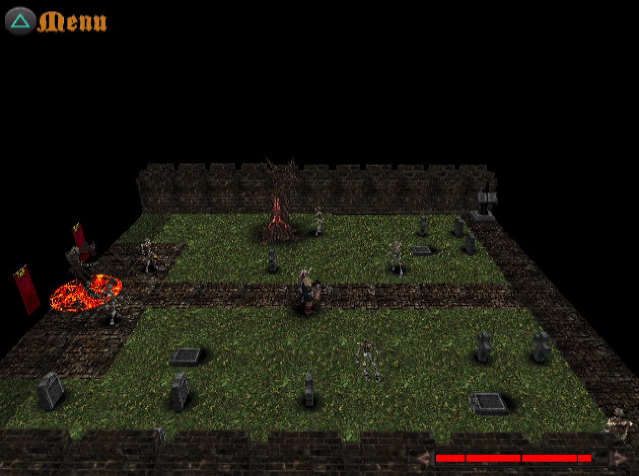 PlayStation 2 homebrew 3 The Tale of a Dungeon Game