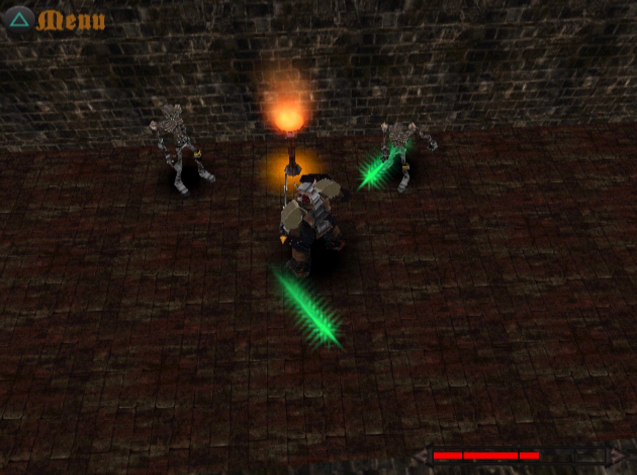 PlayStation 2 homebrew 3 The Tale of a Dungeon Game