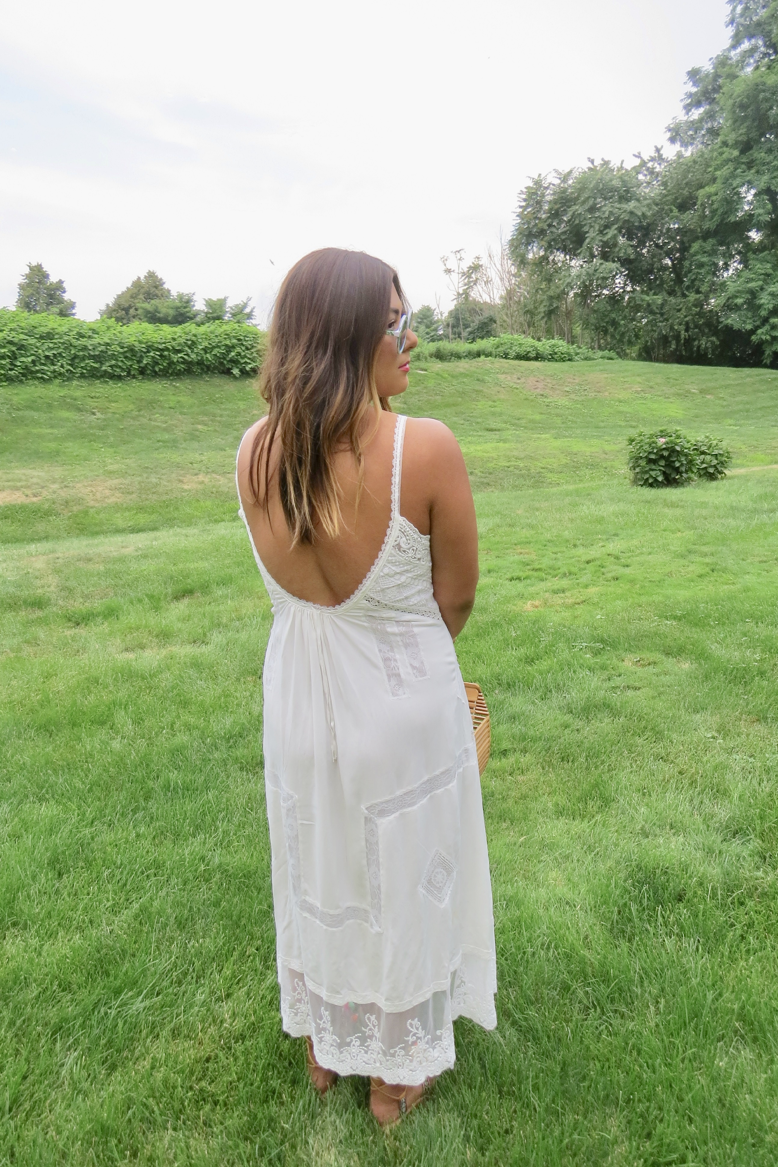 spell peaches slip dress