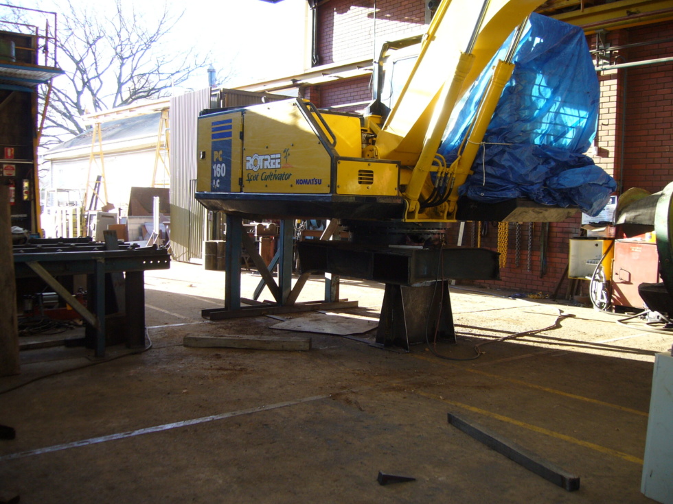 High Wide Excavator Conversion Glasgow Engineering