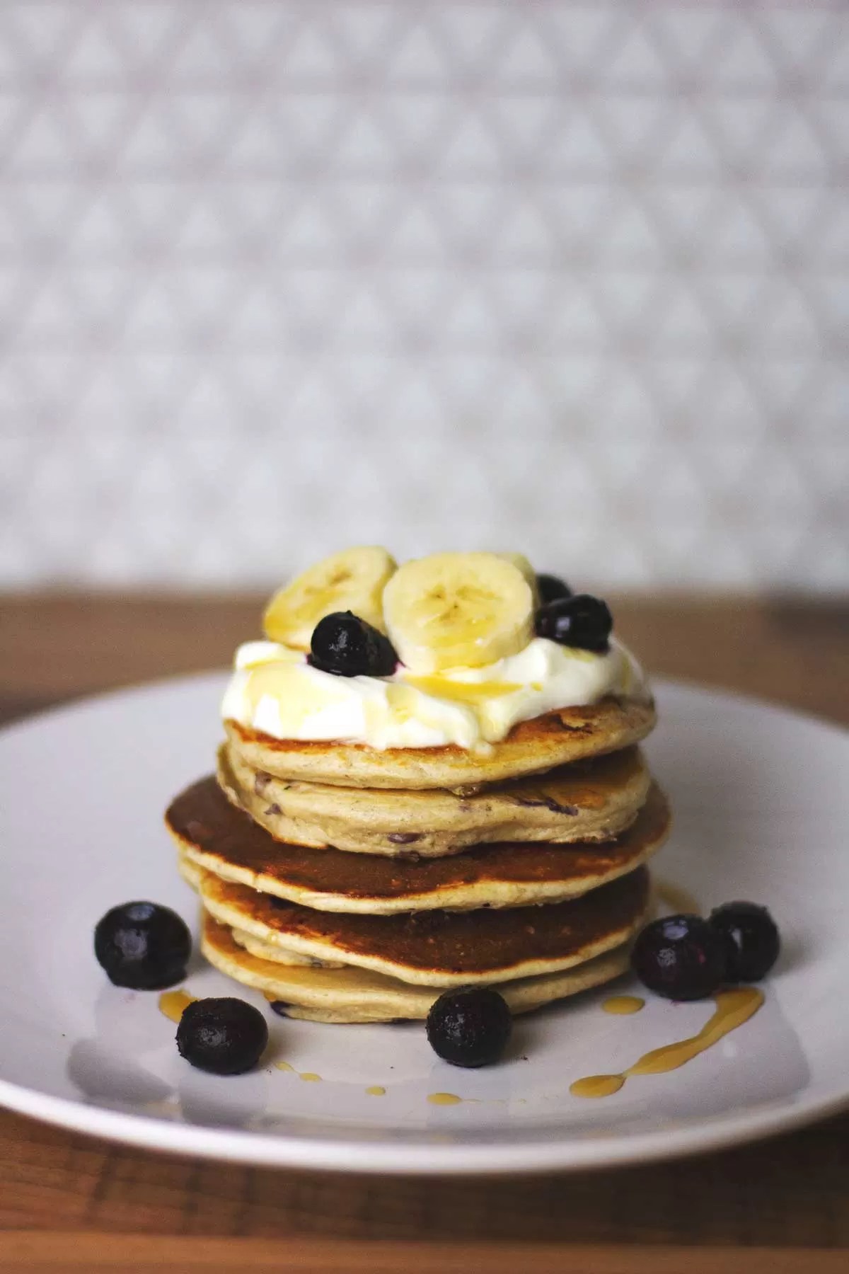 Banana Oat Protein Pancakes (easy blender recipe) Glasgow Sprout